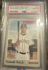 2019 Topps Heritage - Fernando Tatís Jr. #517 Holding Bat on Right Shoulder (RC)