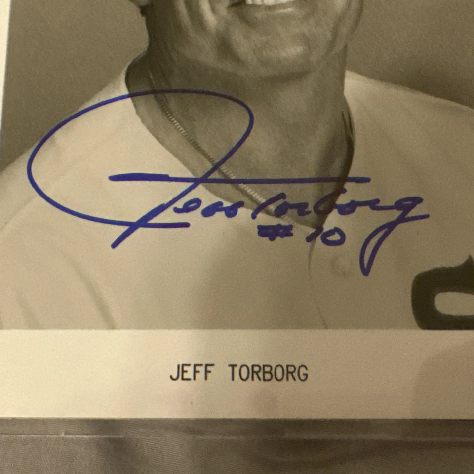 Chicago White Sox Jeff Torborg Autographed Picture 7.5X5.5 No COA - Image 2 of 4