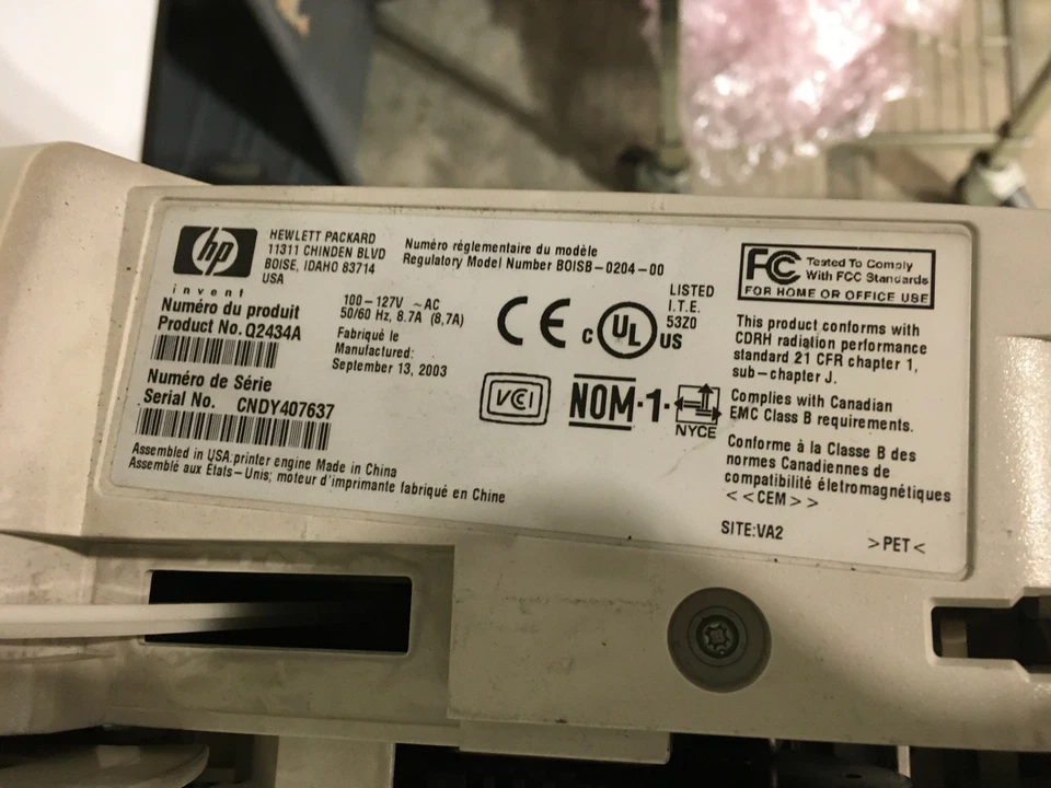 HP LaserJet 4300dtn Workgroup Monochrome Laser Printer with 286k & 45% Toner - Image 3 of 4