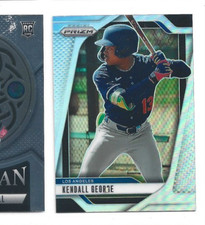 2025 Panini Prizm Los Angeles Dodgers Kendall George Prizm card