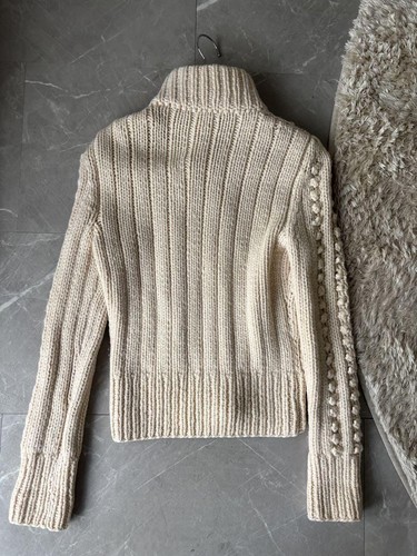 Celine cable knit 100% cashmere zip-up jacket, size M, in excellent condition - Picture 18 of 24