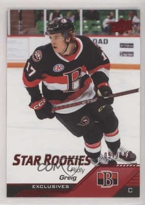 2022-23 Upper Deck AHL Star Rookies Exclusives 57/100 Ridly Greig #114 0sw9