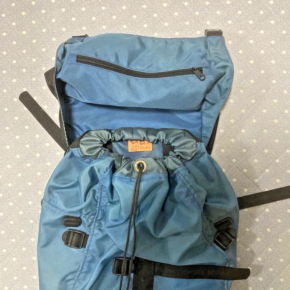 Mochila Chouinard Dragon años 70 equipo CH-116 vintage azul H55 x W37 cm Foto 2 de 4