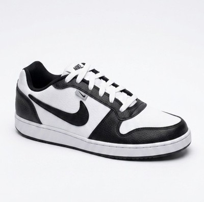 Nike Ebernon Low PRM `White Black Wolf Grey` AQ1774-102 Size 10.5 Free Shipping
