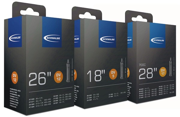 Schwalbe Fahrradschlauch Dv Ventil 26 Zoll | Etrto: 40/62-559 | Dv | Schwalbe N-image