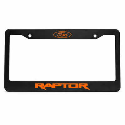 Ford Raptor 12x6 in US Standard License Plate Frame Aluminum Metal Fans Gift