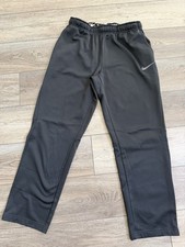 Nike Sweatpants Mens L Black Joggers Swoosh Logo Athletic Lounge Pants Dri-Fit