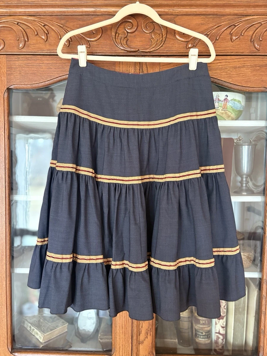 Jupe Cercle Diane Von Furstenberg Taille 4 – Noir Et Blanc à Rayures – Avec Poches
