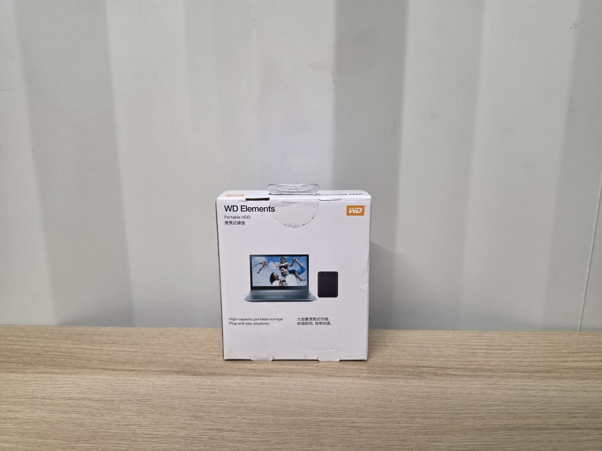 5TB Western Digital WD Elements Portable External Hard Drive - Black Brand New