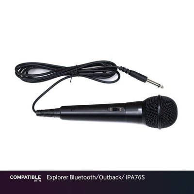 ION Microphone with 1/4'' Cable for Explorer Bluetooth/Outback/ iPA76S