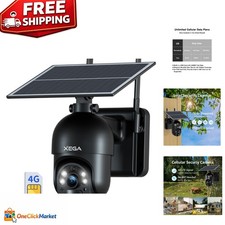 Wireless 2K HD Solar Security Camera with Built-in SIM for Outdoor Safety
