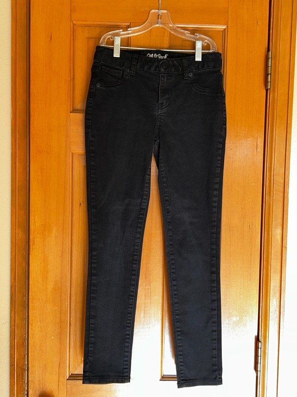EUC Girls' Size 12 Cat & Jack Black Jeans