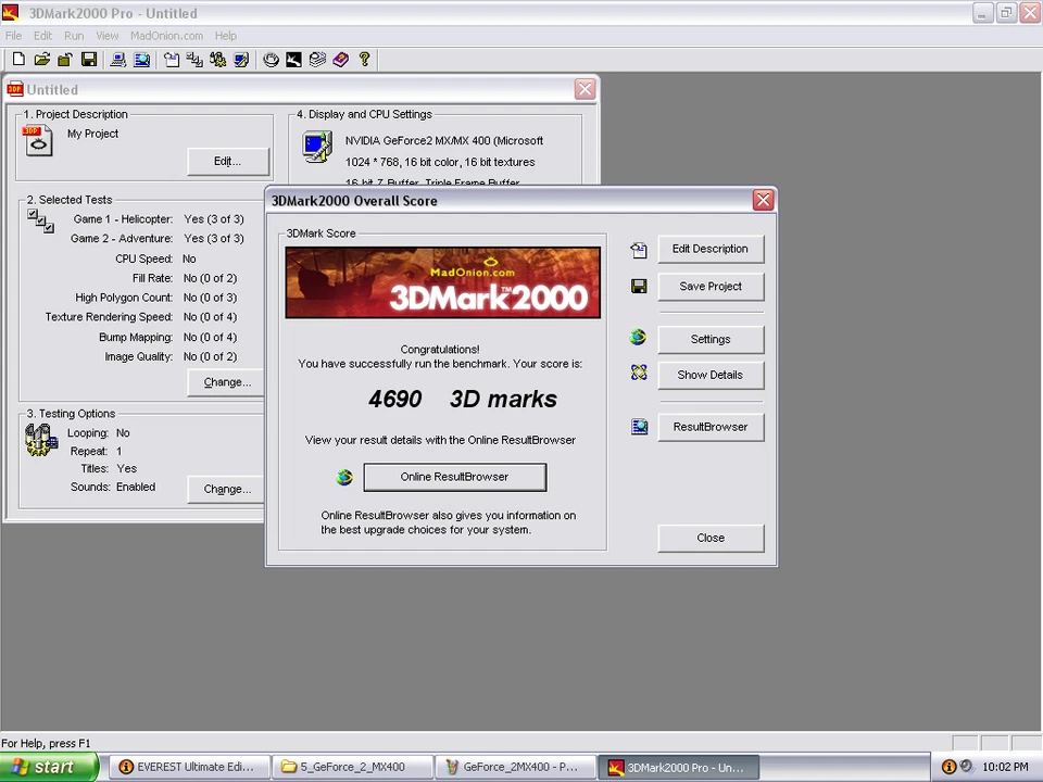 NVIDIA GeForce 2 MX400 32MB VIDEO CARD GPU MSI MS-8835  TESTED FREE SHIPPING - Image 4 of 4