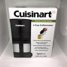 Cuisinart #DCC-450BK Coffee 4-Cup Maker with ...