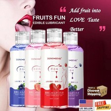 Edible Fruit Flavor Adult Lubricant Gel Lube Edible Oral Sex Sexual Massage Oil