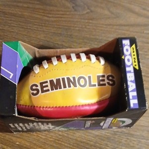 Kamball Mini Football Florida State Seminoles Garnet/Gold Synthetic Leather