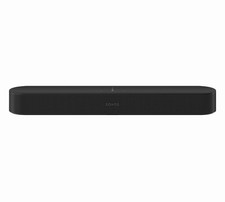 Sonos Beam Gen 2 Black Dolby Atmos Soundbar with HDMI Power Cable