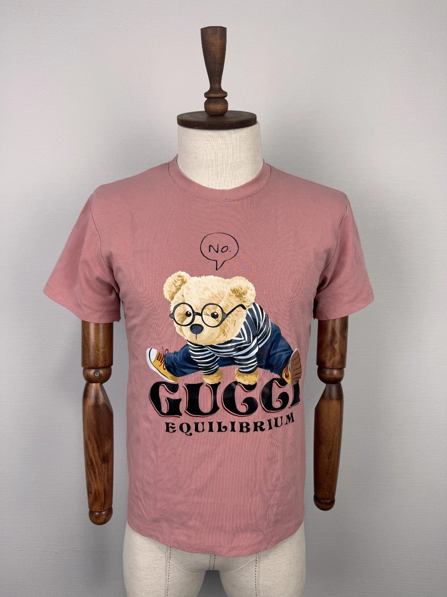 GUCCI グミベアーTシャツ  Mサイズ 100% Authentic GUCCI Mickey Mouse Gray Cotton Jersey T-Shirt Size