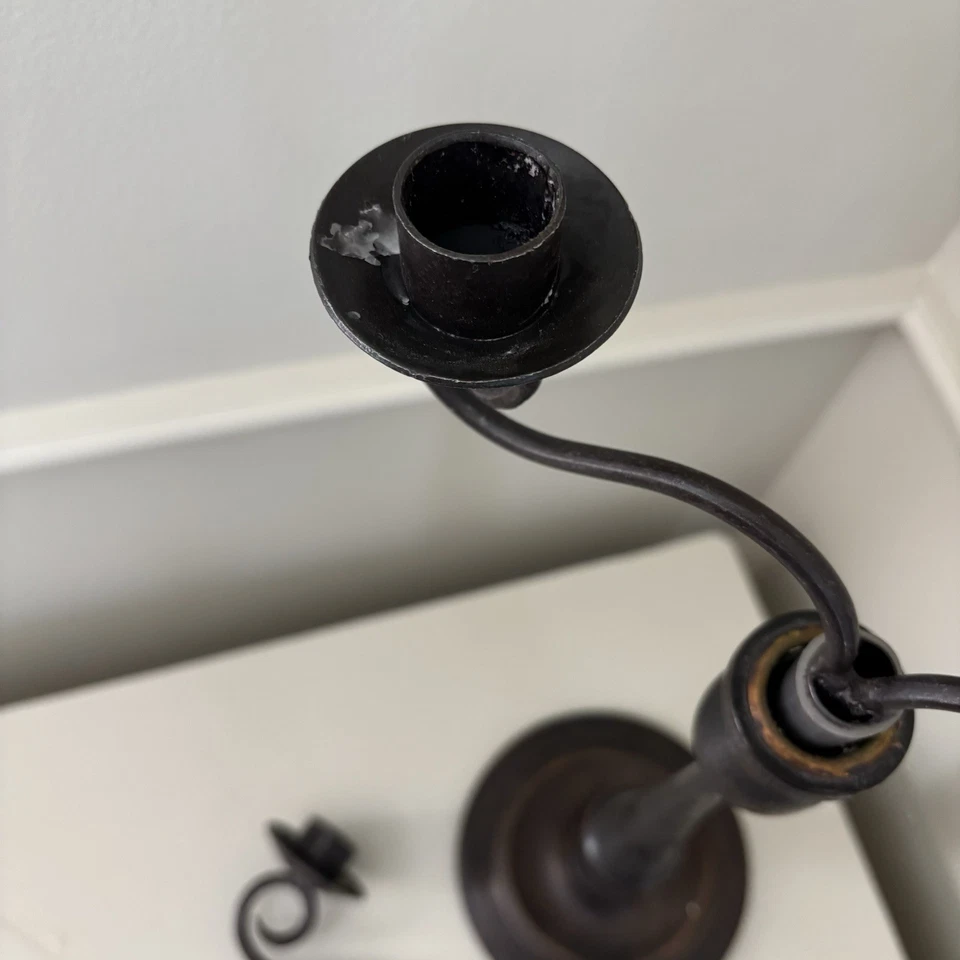 Par de cubrebotellas de vino Scroll - 2 portavelas Foto 3 de 4