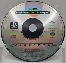 ebay® Auktion 298498060091 | Crash Bandicoot 3: Warped (Sony PlayStation 1 PS1) NUR DISC getestet & funktionsfähig Thumbnail of ebay® auction 298498060091 | Crash Bandicoot 3: Warped (Sony PlayStation 1 PS1) NUR DISC getestet & funktionsfähig