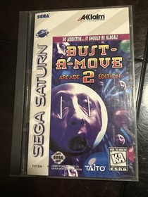 Bust-A-Move 2: Arcade Edition (Sega Saturn) Excellent Condition CIB