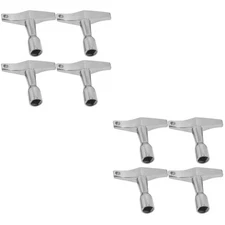  Set of 2 Drum Hardware Drums Percussion Tuning Keys Wrenches Tuner Accessory