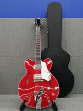 [Gretsch] Guitarra Eléctrica G6137TCB-FSS Roja Hecha en Japón 2014 Cuerpo Hue...