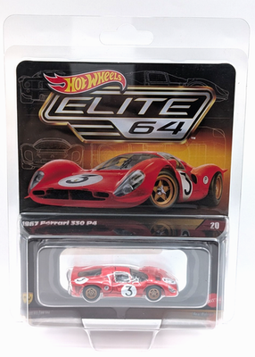 #ad Hot Wheels Elite 64 1967 Ferrari 330 P4 Metal Die Cast Collector $39.99