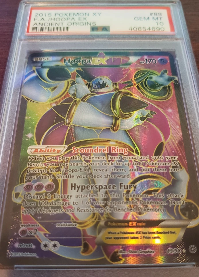 PSA 10 Gem Mint - Hoopa EX 89/98 - Pokémon XY: Ancient Origins Full Art - Image 3 of 3