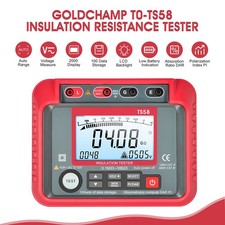 Digital Insulation Resistance Tester 0.1MΩ-20GΩ MegaOhmMeter 100/250V/500V/1000V