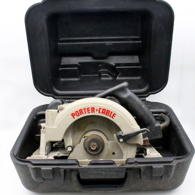 #ad Porter Cable Model 743 Left Handed Blade Left Heavy Duty Circular Saw 7 1 4” $129.99