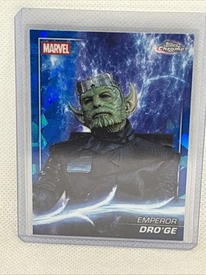 Marvel Phase 5 - 2025 Topps Marvel Studios Chrome Sapphire - Emperor Dro'ge #158