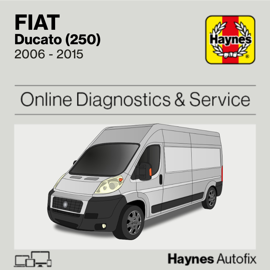 Fiat Ducato (250) 2006 a 2015 Haynes guía de diagnóstico y servicio en línea