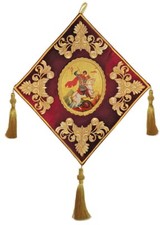 Vêtement de prêtre orthodoxe brodé d'icônes épigonation Palitsa brodé sur mesure