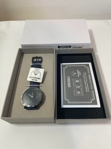 SEIKO Metronome Watch Standard Line Color NAVY WITH BOX New - Picture 2 of 2