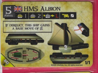 Pirates of the Spanish Main ''HMS Albion'' #042  X1