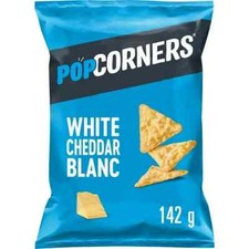 3 Bags of PopCorners White Cheddar Flavored Popped-Corn Chips, 142 g Each