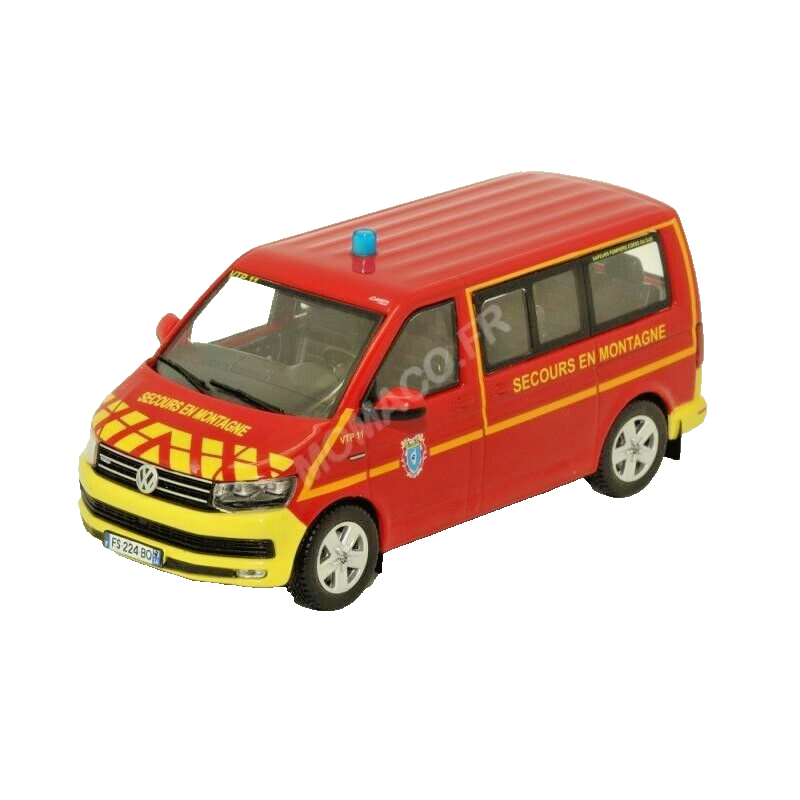 Camion Pompier 1/43 Eligor Volkswagen T6 SDIS 2A Gyroled