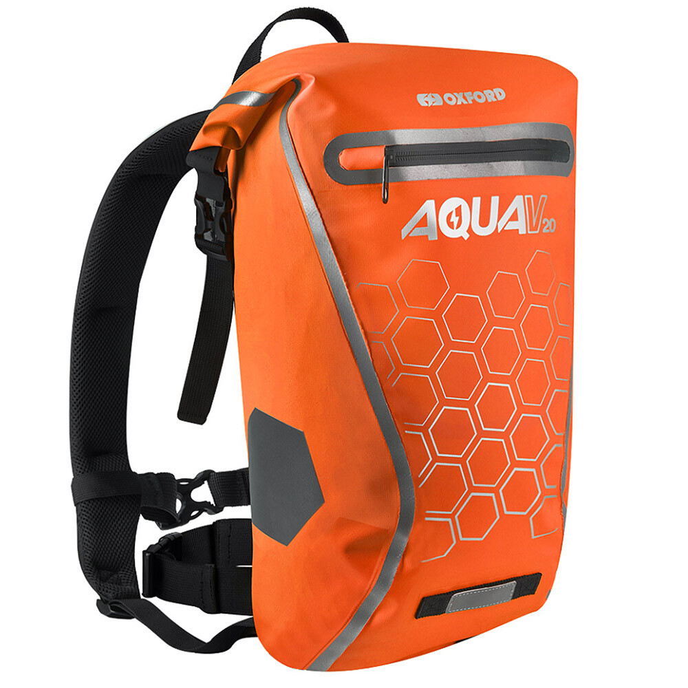 Oxford Aqua V20 Motorcycle Waterproof Backpack Roll Top Rucksack