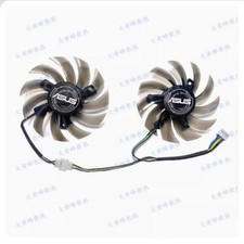 Graphics Card Cooling Fan For ASUS GTX1050 1050ti RX460 DUAL Snow Leopard  