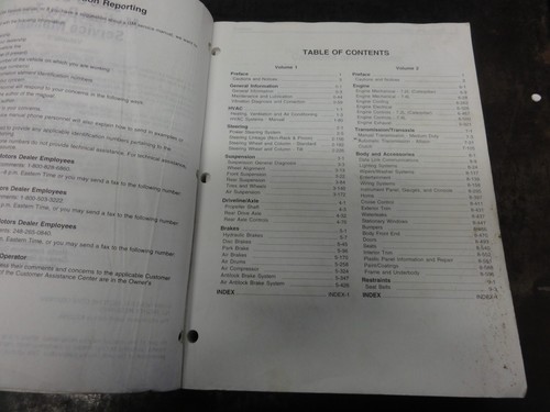 2000 Chevrolet GMC C-Series Medium Duty Truck Service Manual - Picture 7 of 9
