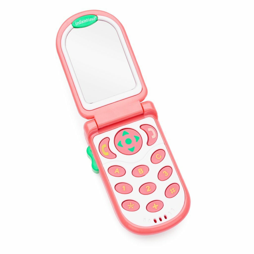 vtech peek and play phone pink