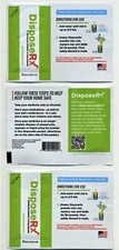 10 DisposeRx Powder Packets For Prescription Medication Disposal - Brand New