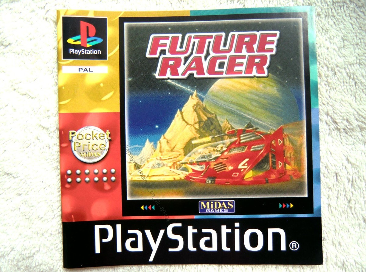 80404 Instruction Booklet - Future Racer - Sony PS1 Playstation 1