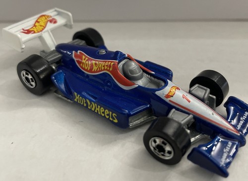 Vintage Hot Wheels INDY Race Car #1 1992 Blue