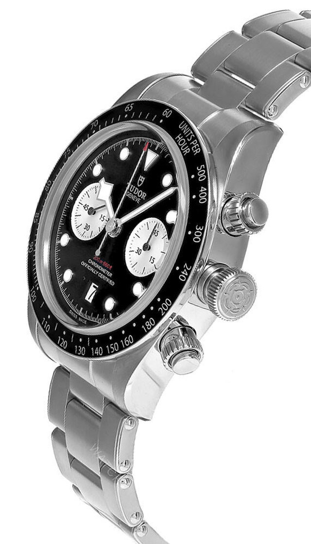 TUDOR Black Bay CHRONO AUTO 41MM Black Dial SS Men's Watch M79360N