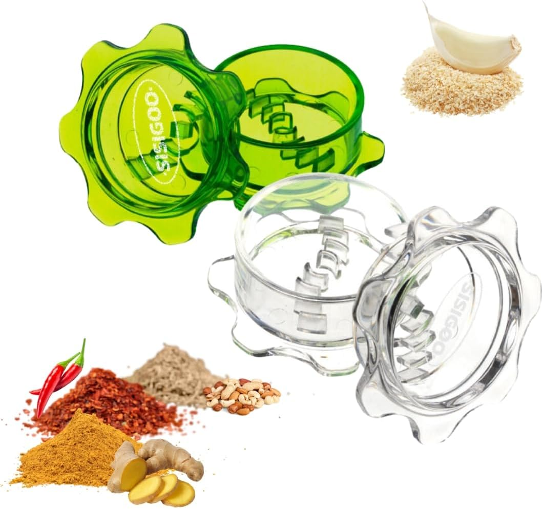 2-Pack Garlic Grinder Mincer and Spices Tool Press Twister Handheld Kitchen Bpa-image