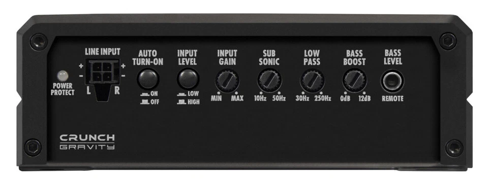 Crunch GTX1500.1D 1-Kanal Mono Digital Endstufe Verstärker für Bass Subwoofer - Bild 3 von 4