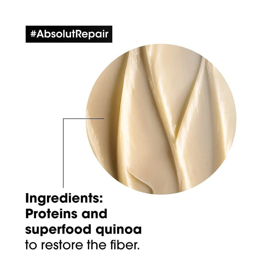 L’Oréal Professional Absolut Repair Hair Mask with Protein & Gold Quin AU - Image 4 of 4
