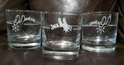 Jack Daniel's NBA San Antonio SPURS SPECIAL EDITION Glass (SET OF 3) - Daniels